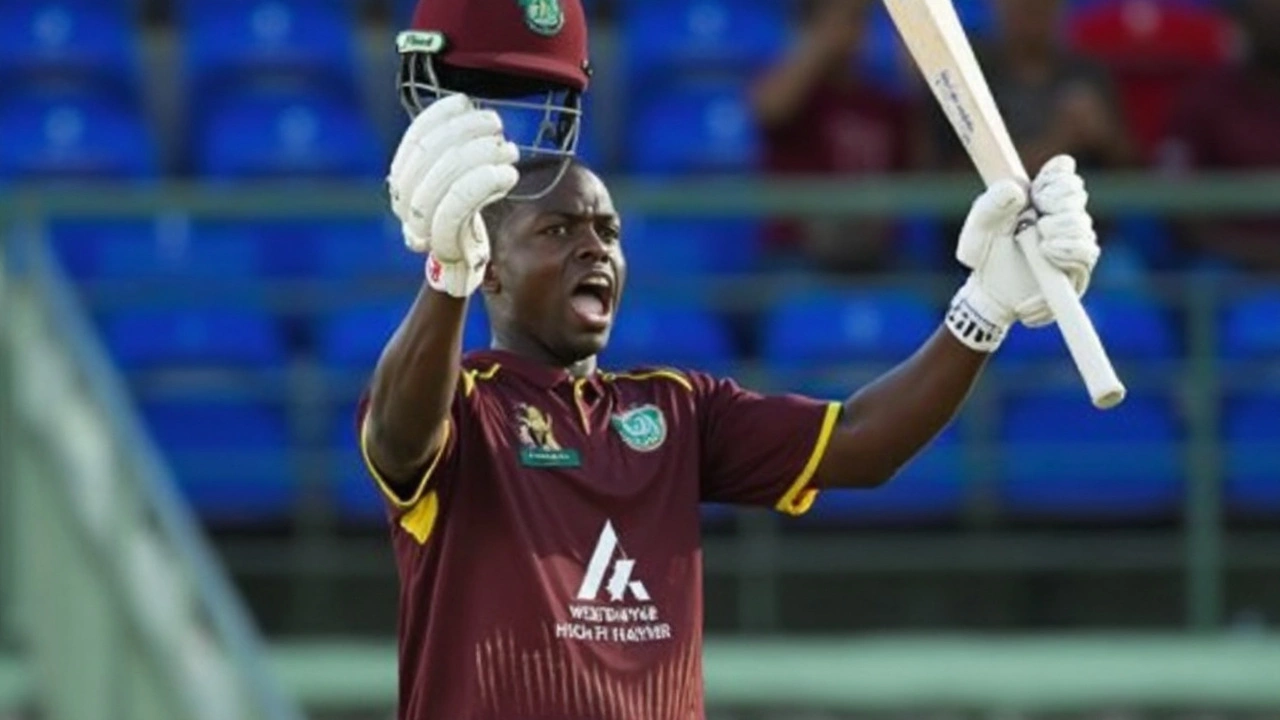 Sherfane Rutherford Sets New West Indies ODI Record, Surpassing Desmond Haynes with 389 Runs in First Eight Innings
