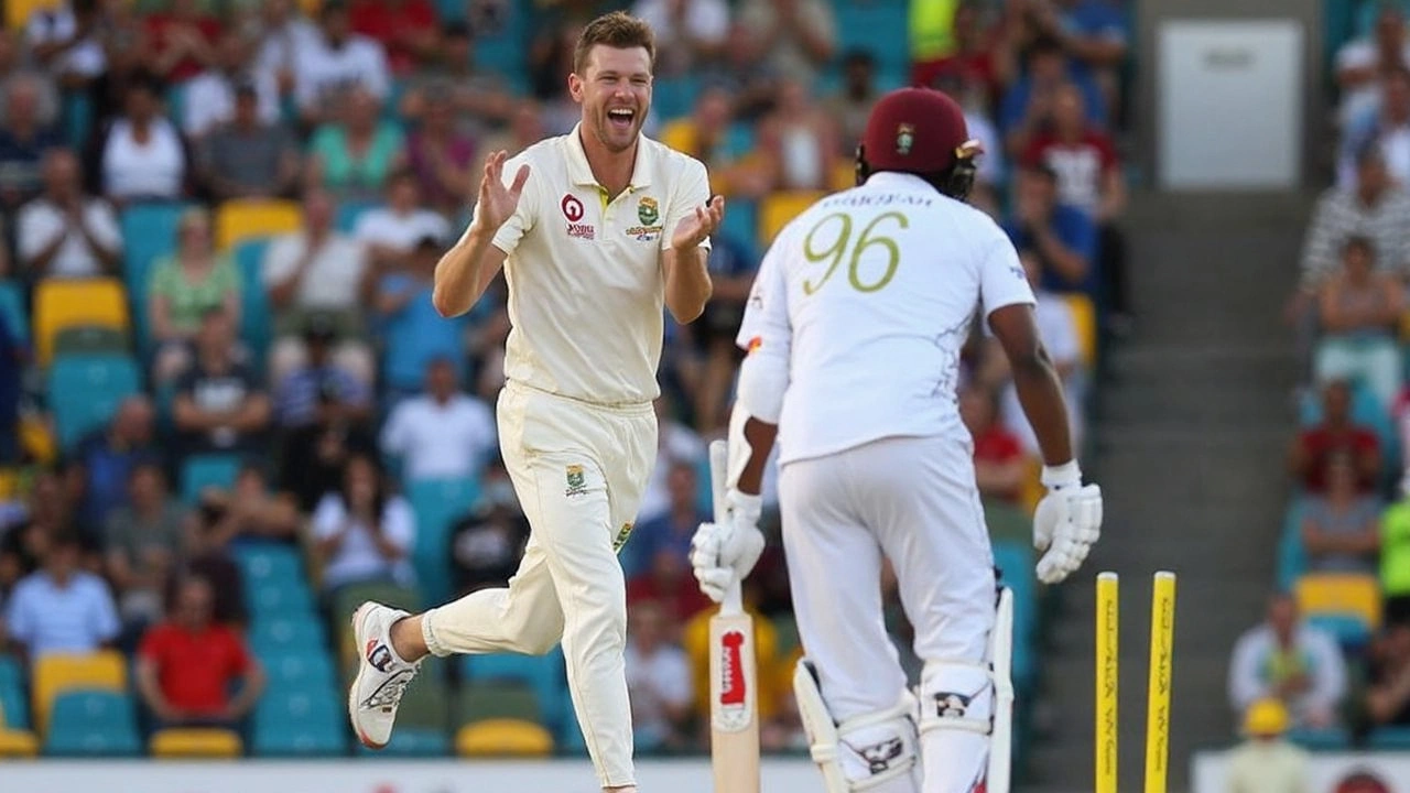 Josh Hazlewood Fires Australia to Commanding 159-Run Win in Barbados Test